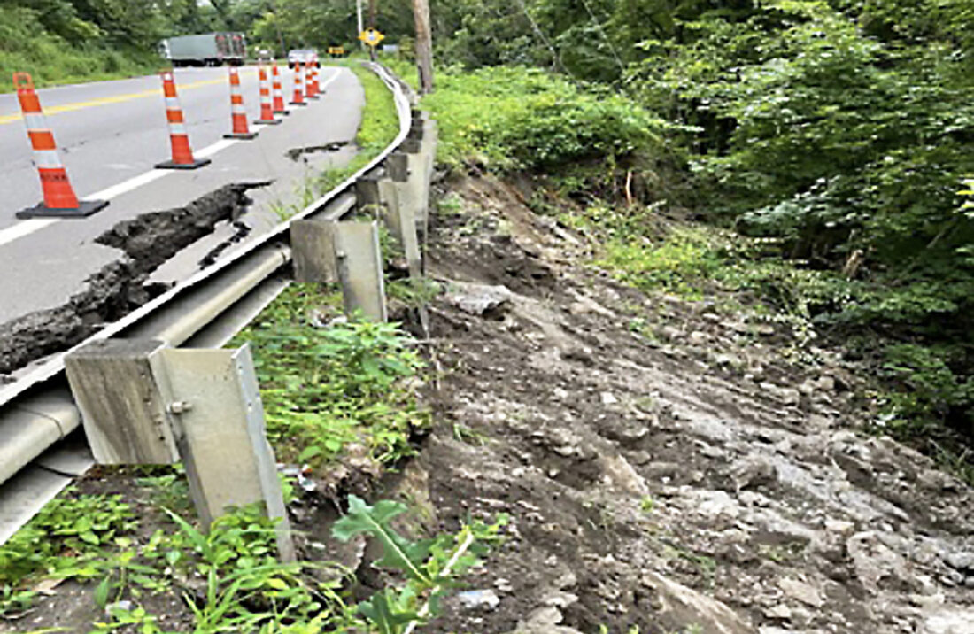 Work is set to begin on state Route 2 road slippage in Newell - The ...